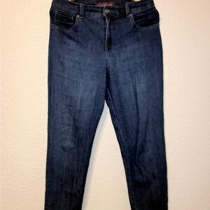 Gloria Vanderbilt Dark Blue Straight Leg Jeans